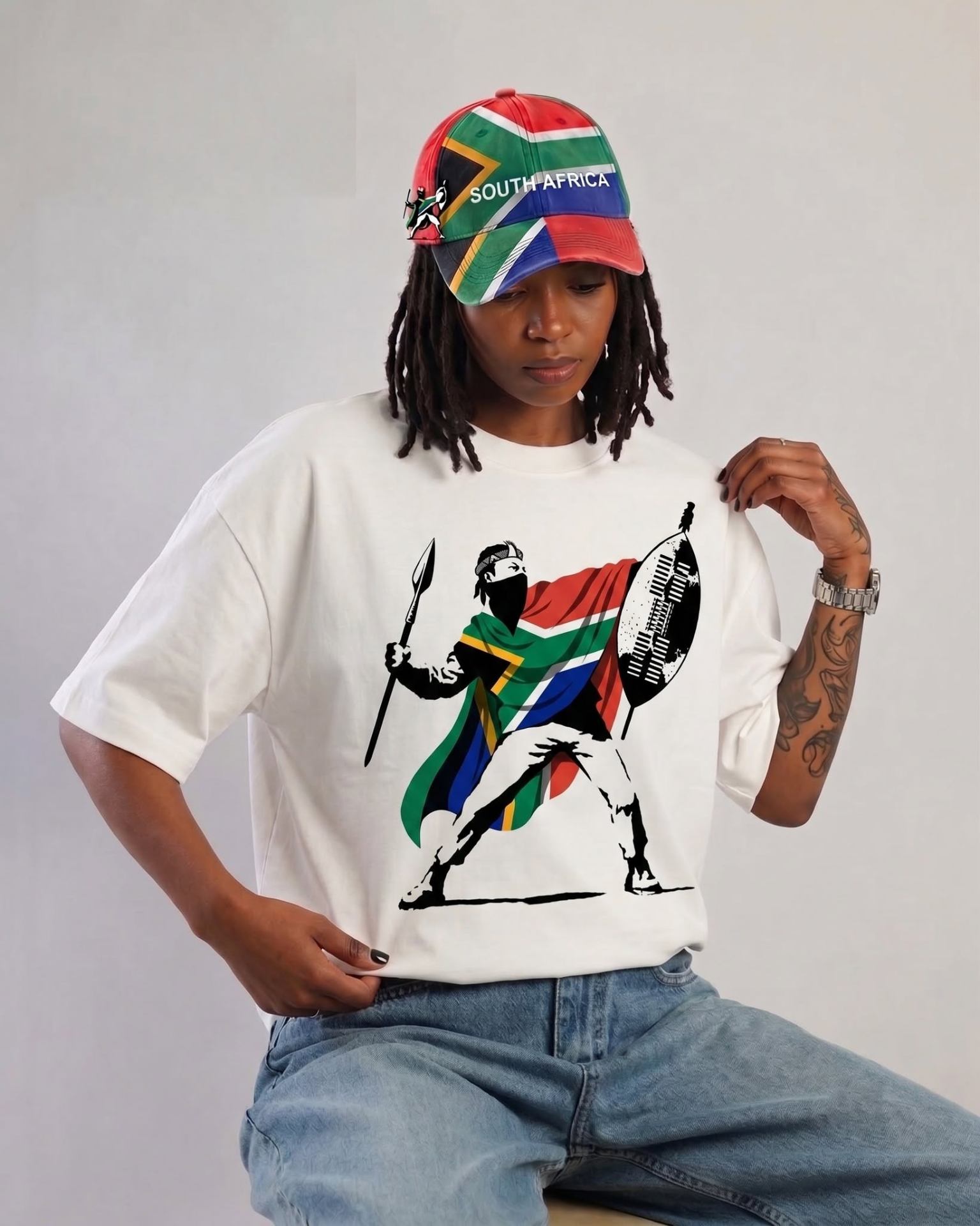 SA Warrior Oversized Tee